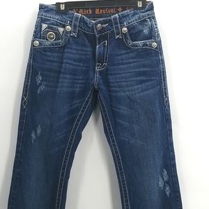 Rock revival straight Jeans